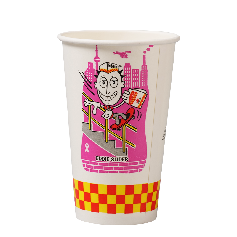 Gobelet en papier pour boissons froides à double revêtement PE