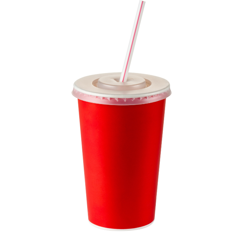 Gobelet en papier pour boissons froides à simple revêtement PE